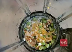 Illustration of how to make peas, millet, corn kernels and lily rock sugar rice paste 3