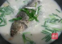 Tofu and crucian carp soup Illustration of how to do it 7