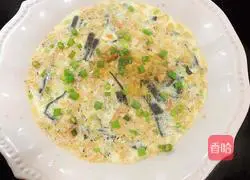 Illustration of how to make sea rice, seaweed, soy milk and steamed eggs 13