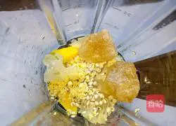 Illustration of how to make millet, pumpkin and tremella sweet soup 2