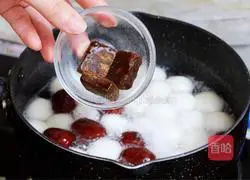 Osmanthus fragrans Illustration of how to make brown sugar rice dumplings 10