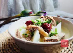 Illustration of how to make radish and beef brisket in clear soup 15