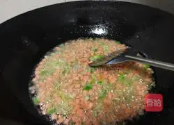 Illustration of how to make scallions and ham rolls 2