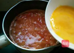 Illustration of how to make tomato and egg noodles 9