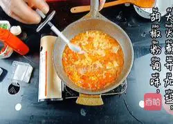 Illustration of how to make tomato and egg noodles 9