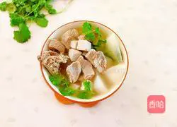 White radish, tofu and mutton soup recipe 18