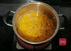 Pumpkin noodles (baby food supplement) recipe illustration 9