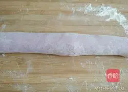 Illustration of how to make purple sweet potato buns 5