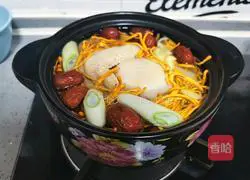 Illustration of how to make Cordyceps Flower Stewed Chicken Soup 7