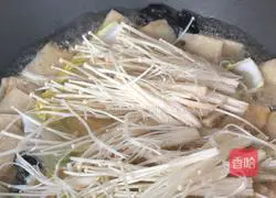 Illustration of how to make fish cake soup 12