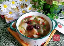 Illustration of how to make yam and pig tail soup 12