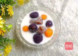 Recipe for coconut milk nectar ball soup Illustration 21