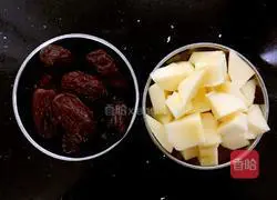 Apple, Tremella and Red Date Soup Illustration 2