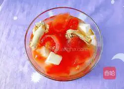 Illustration of tomato and chicken soup 12