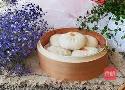 Illustration of how to make spicy tender tofu buns 14