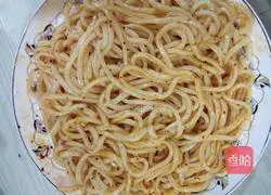 Illustration of how to make scallion oil noodles 5