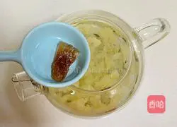 Purple sweet potato and white fungus soup recipe 6