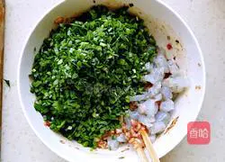 Illustration of how to make meat and three fresh dumplings 7