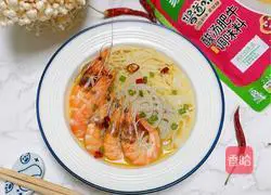Illustration of how to make sour shrimp and enoki mushroom soup 9