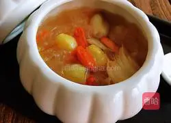 Illustration of how to make Tremella Lily and Ginkgo Soup 14