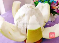 Illustration of how to make rock sugar grapefruit and kiwi fruit 2