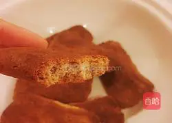 Peanut flavored bread handmade snacks (air fried) Illustration of how to make the pot version) 11