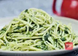Lose weight meal ~ Spinach pasta recipe 11