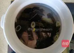 kelp bones Illustration of how to make soup 7