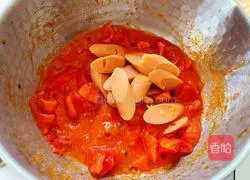 Tomato sour soup noodles Practice illustration 6