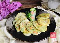 Illustration of how to make broccoli pancakes 9