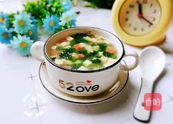 Spinach and Tofu Soup Recipe Illustration 10