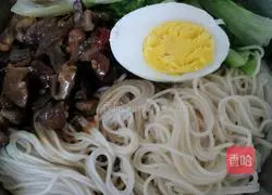 Illustration of braised pork noodles 8