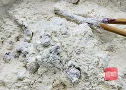 Purple Sweet Potato Butterfly Noodles Recipe Illustration 5