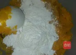 Sweet potatoes Illustration of how to make cakes 4