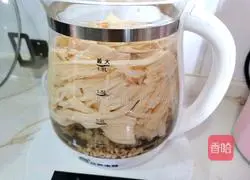 Illustration of how to make yuba and barley sugar water 5