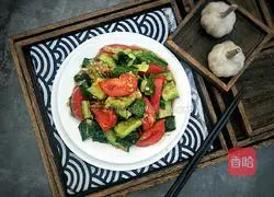 Illustration of how to make summer quick salad dishes 6