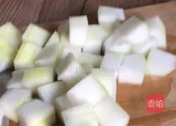 Pork belly, pork belly and winter melon soup Practice illustration 6