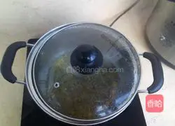 Illustration of how to make mung bean soup 5