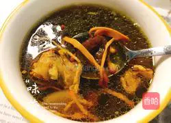 For one person | Abalone, Cordyceps Flower and Chicken Soup Illustration 9