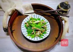 Illustration of how to make refreshing fried belly with spicy pepper 9