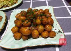 Braised in soy sauce Illustration of how to make small potatoes 5