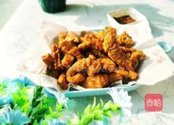 Illustration of how to make fried crispy pork 10