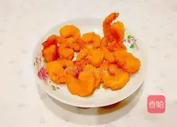 Fried vannamei Illustration of how to make white shrimp 14