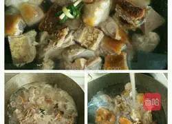 Illustration of how to make braised pig's trotters and kelp 2