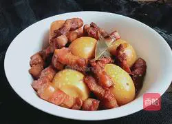 Illustration of how to make braised pork with eggs 6