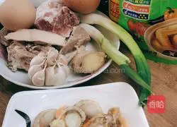 Illustration of how to make sea and land stew 1