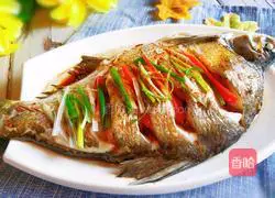 Illustration of how to cook steamed bream 1