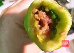 Illustration of how to make low-looking pepper stuffed meat 3