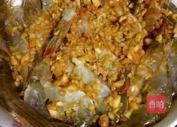 Illustration of how to make garlic vermicelli shrimp 6