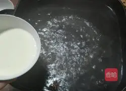 Illustration of making tofu brain 3